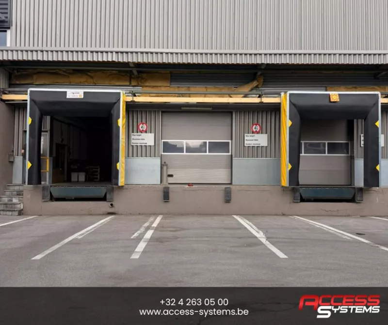 Réalisation d'un double sas chez Airwatech à Eupen